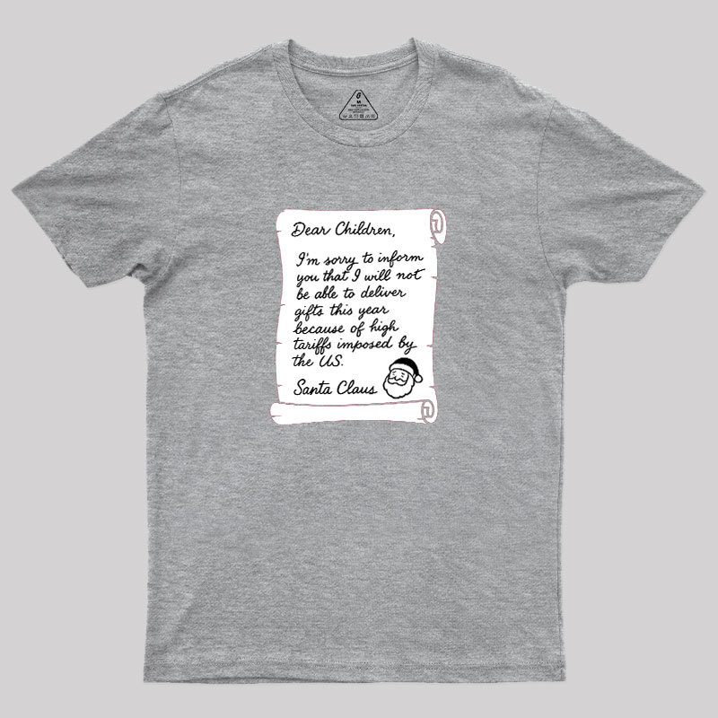 Christmas Letter Geek T-Shirt