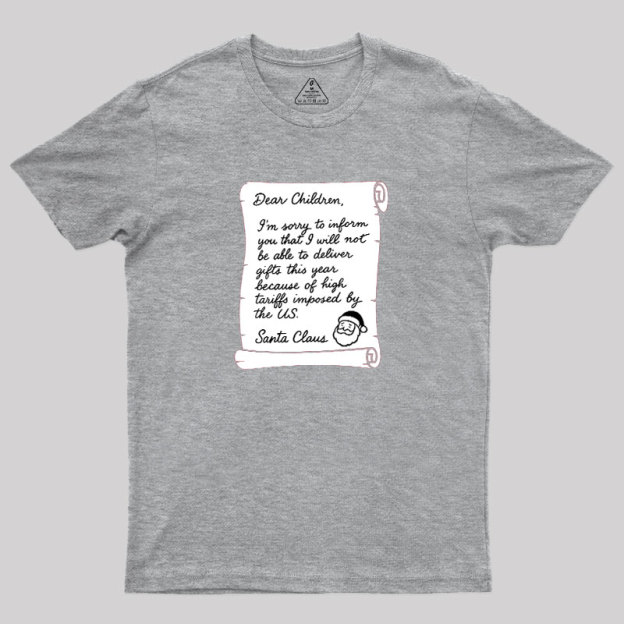 Christmas Letter Geek T-Shirt