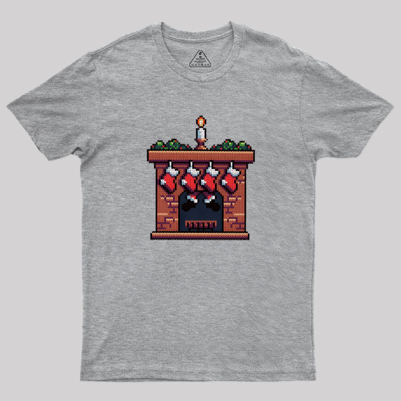 Santa Arrives Geek T-Shirt