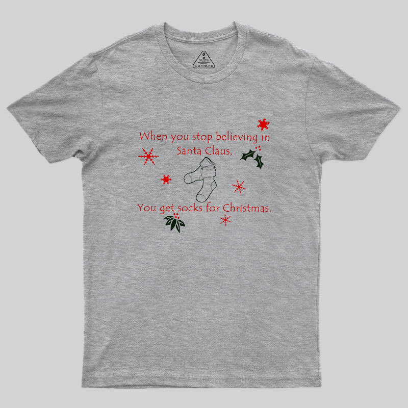 Funny Socks for Christmas Geek T-Shirt