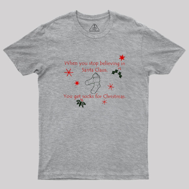 Funny Socks for Christmas Geek T-Shirt