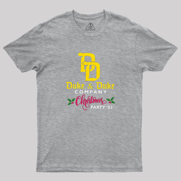 Duke & Duke Company Christmas Party 83 Geek T-Shirt