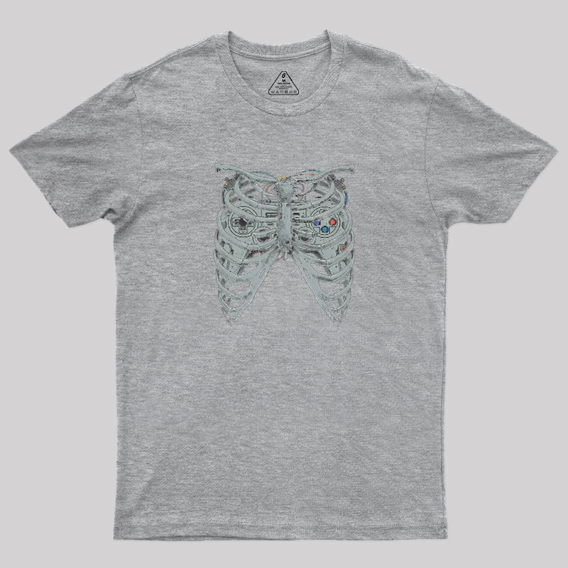 Cyber Skeleton Geek T-Shirt