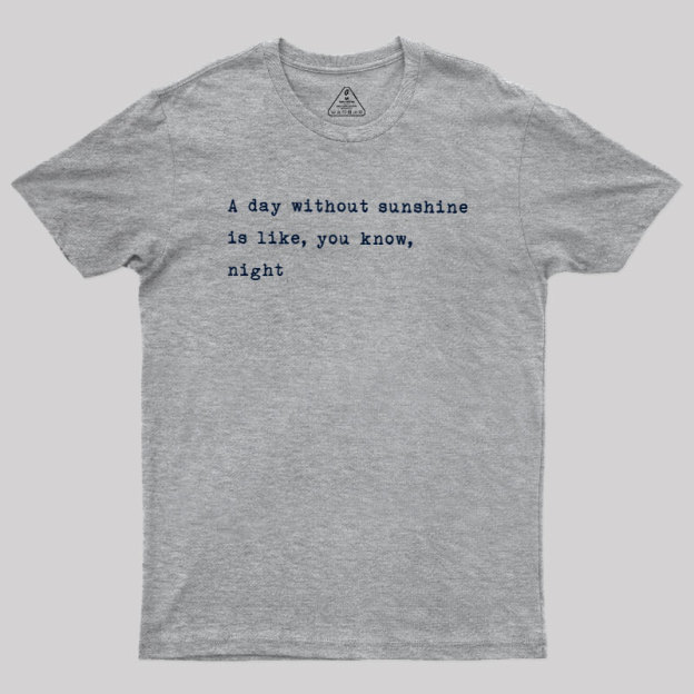 You Know Night Geek T-Shirt