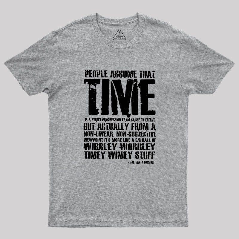 Wibley Wobbley Timey Wimey Geek T-Shirt