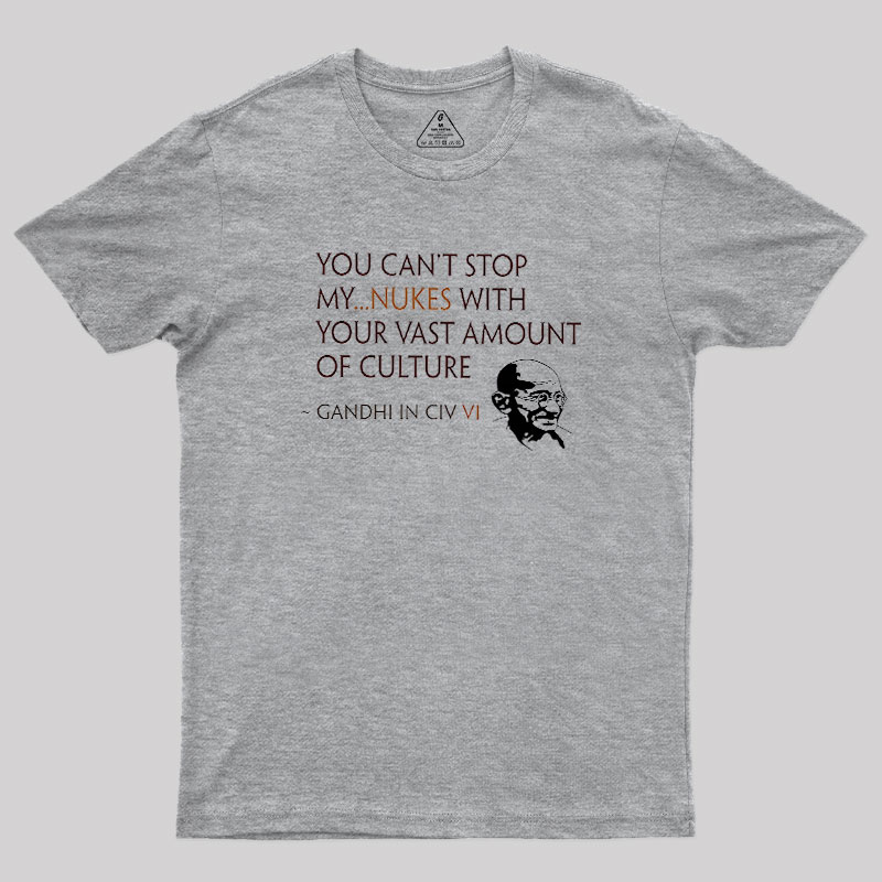 Gandhi Style Civ VI Geek T-Shirt