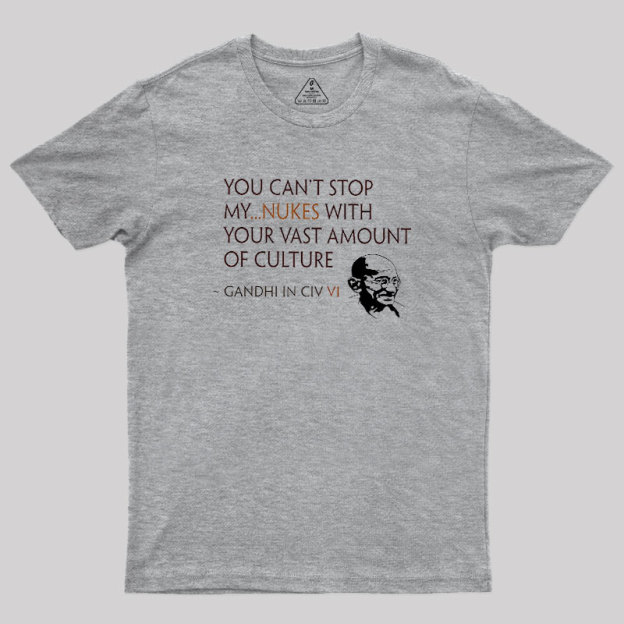 Gandhi Style Civ VI Geek T-Shirt