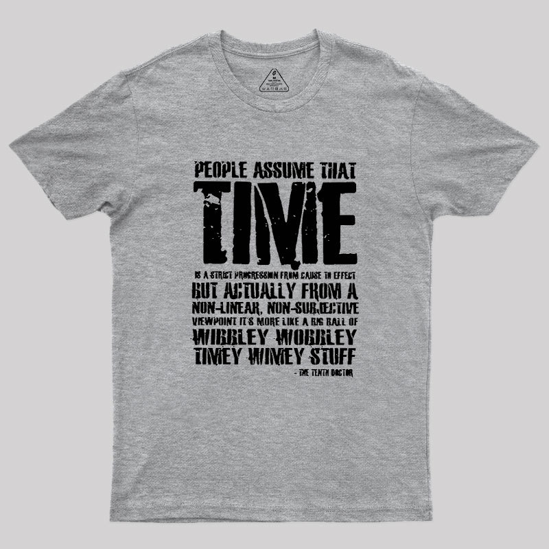 Wibley Wobbley Timey Wimey Geek T-Shirt