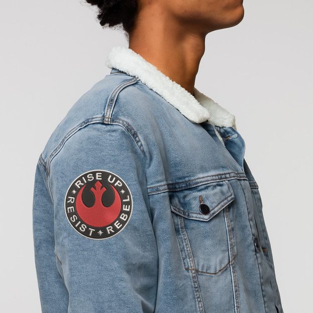 Resist Rebel Rise Up Geek Embroidered Patch