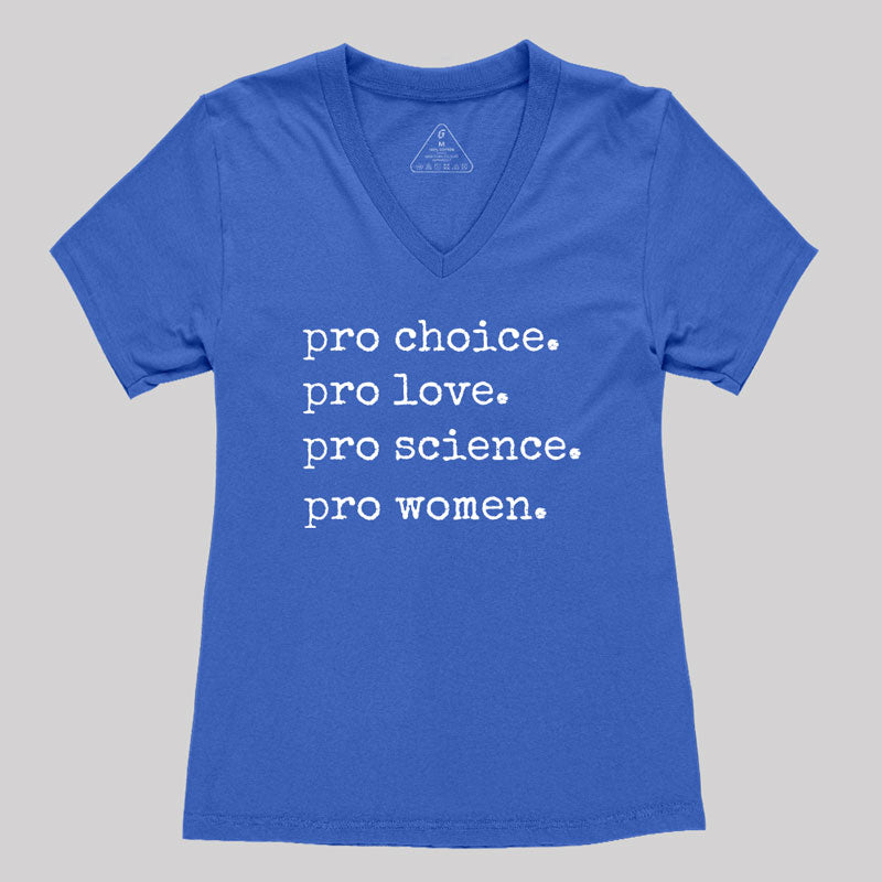 Pro Choice Women's V-Neck T-shirt