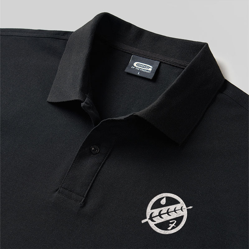 Mandalorian Mark  Geek Embroidered Polo Shirts