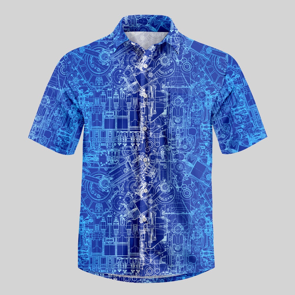★OAMC★ Oversized GEO short sleeve shirt Celeste 23E28OAU40 OAMC 【新品未使用】GEO SHORT SLEEVE SHIRT - メルカリ