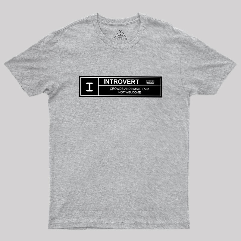 Introvert Movie Rating Geek T-Shirt