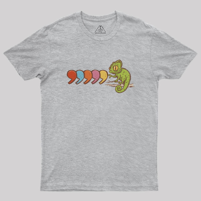 Comma Chameleon Geek T-Shirt