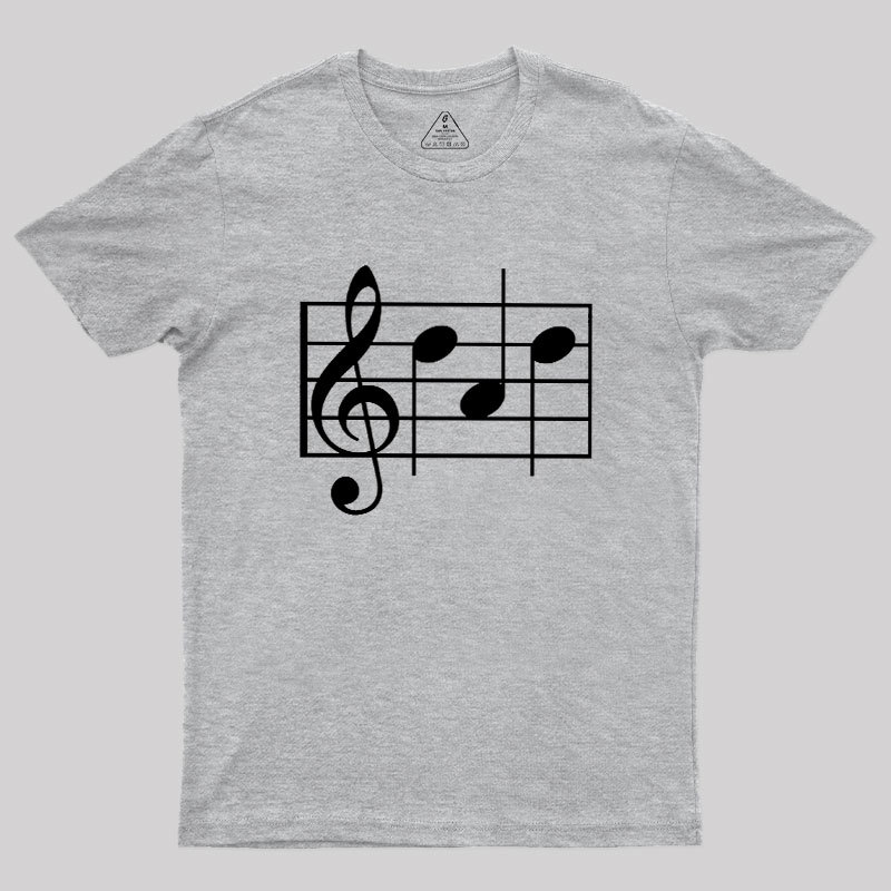 Musical Notes Dad Geek T-Shirt