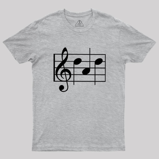 Musical Notes Dad Geek T-Shirt