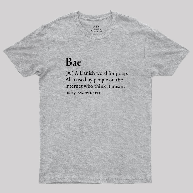 Bac Funny Glossary Geek T-Shirt
