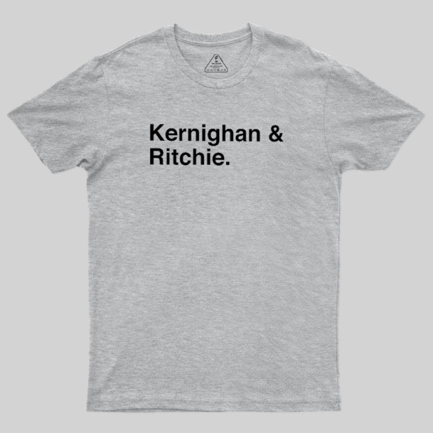 C Programming Legends Geek T-Shirt