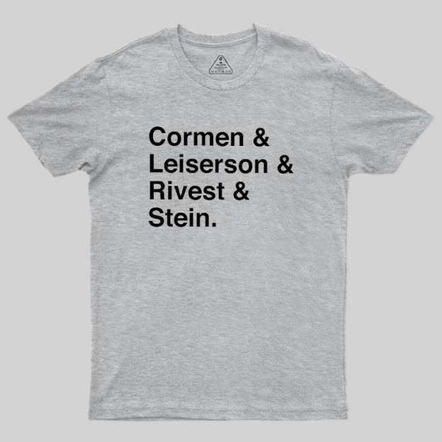 CLRS Algorithms Geek T-Shirt