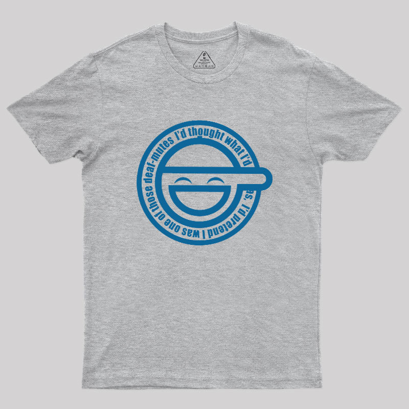 Laughing Man Geek T-Shirt