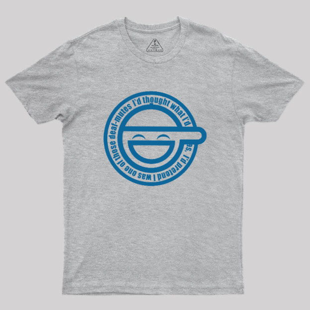 Laughing Man Geek T-Shirt