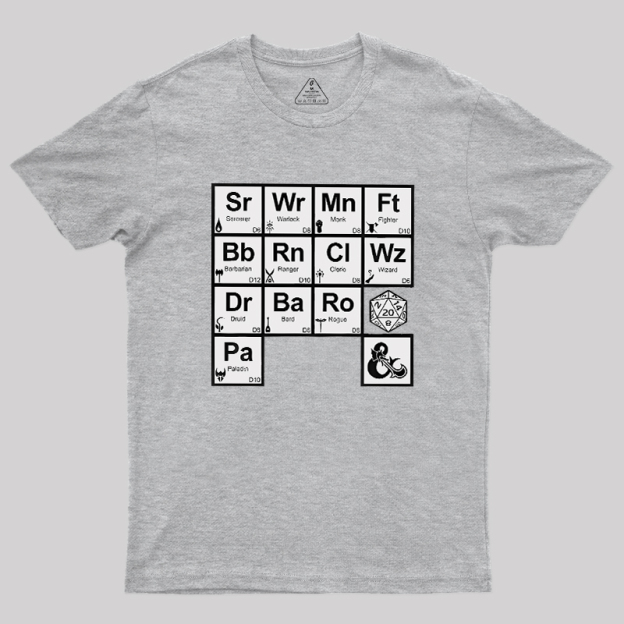 All Elements Dungeons & Dragons Geek T-Shirt