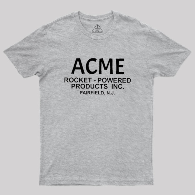 Acme Rocket Powered Geek T-Shirt