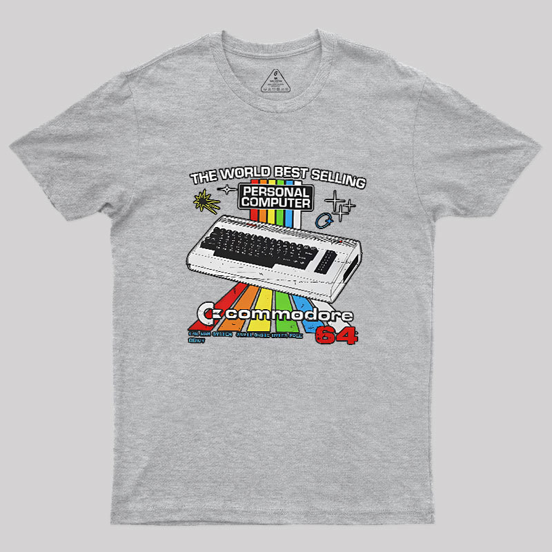 Retro Games Commodore 64 Personal Computer Geek T-Shirt