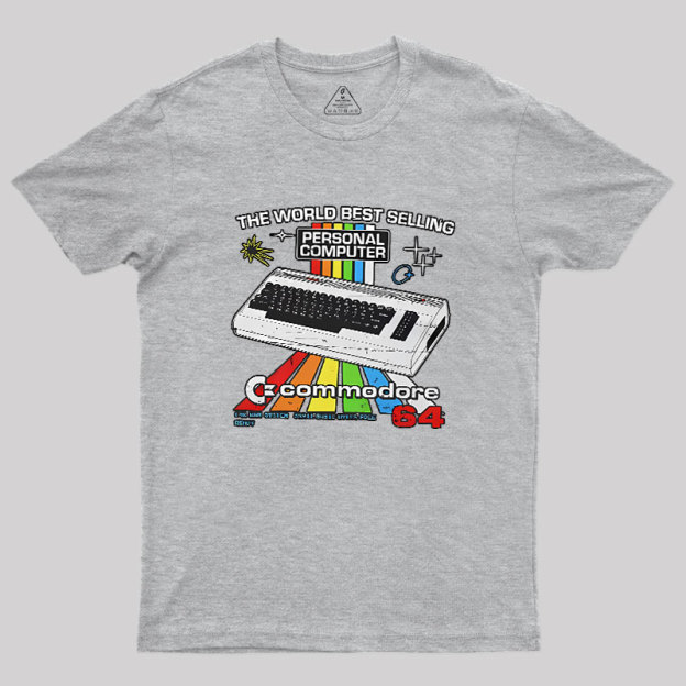 Retro Games Commodore 64 Personal Computer Geek T-Shirt