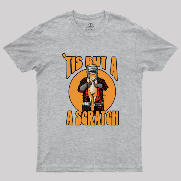 Tis But A Scratch The Black Knight Vs Cat Knight & Kitt Geek T-Shirt