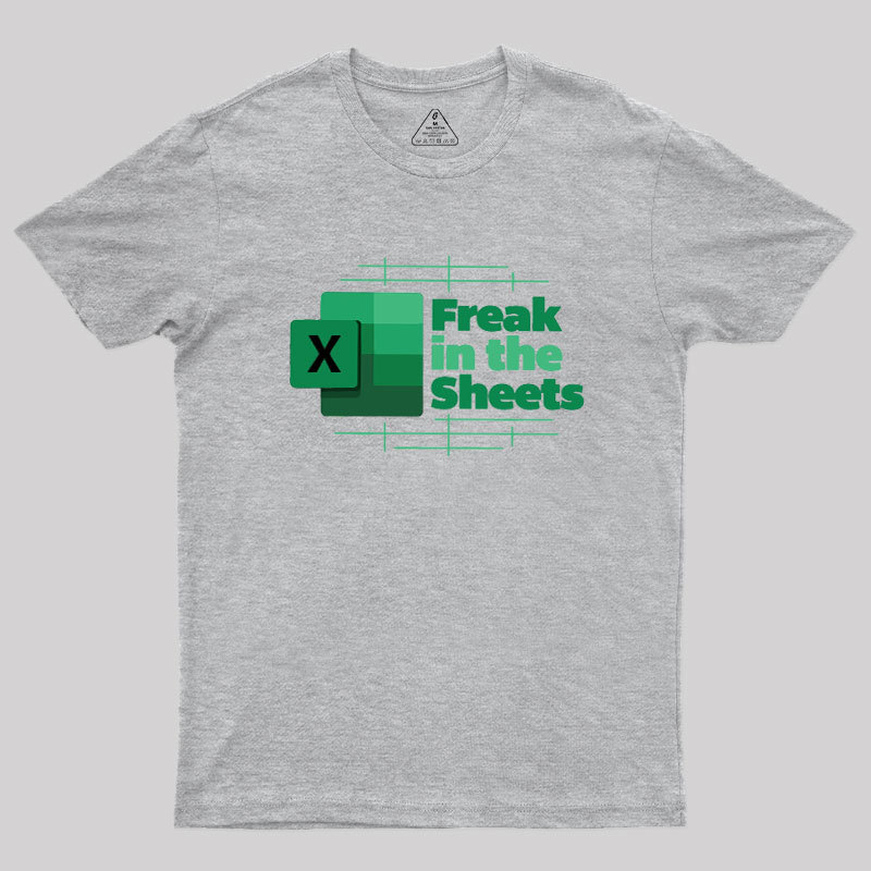 Freak in the Sheets Green Design Geek T-Shirt