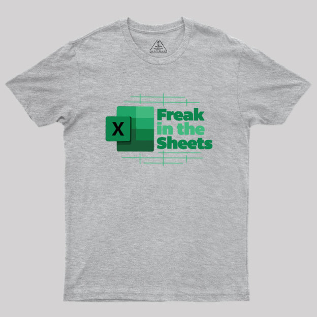 Freak in the Sheets Green Design Geek T-Shirt