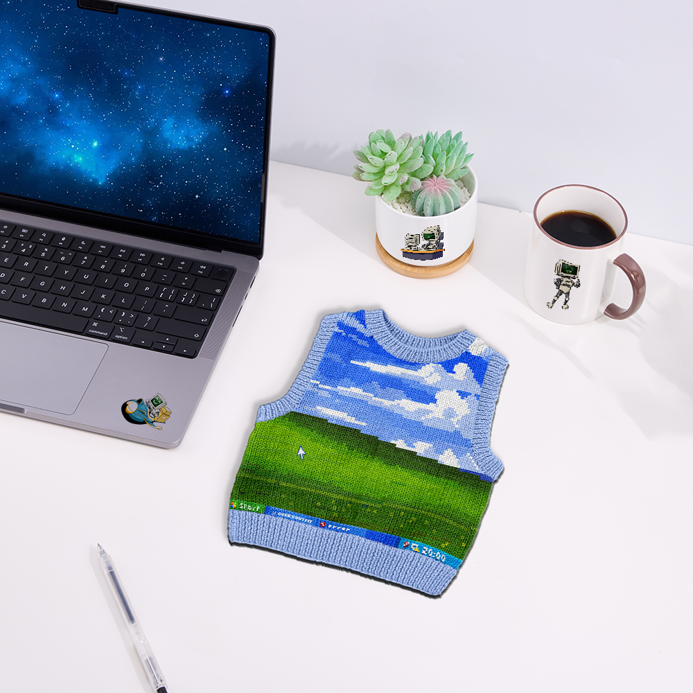 Win XP Wallpaper Pixel Novelty Mouse Pad