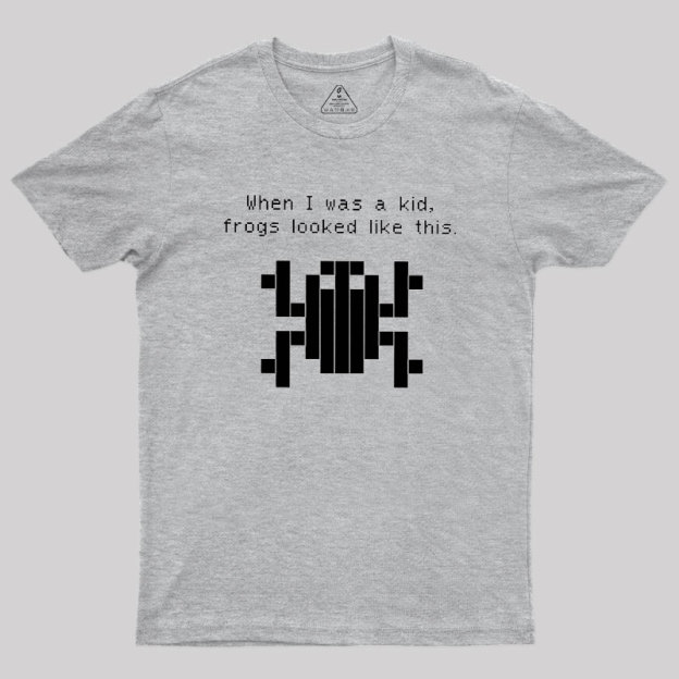 Funny 80s Arcade Game Design Geek T-Shirt