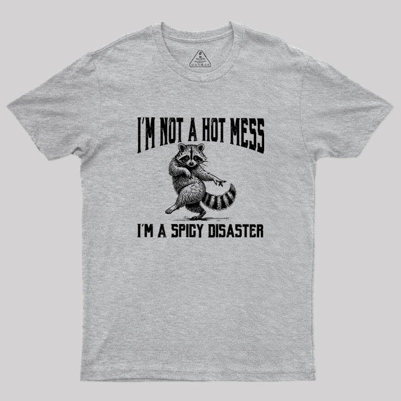 I'm Not A Hot Mess I'm A Spicy Disaster Geek T-Shirt