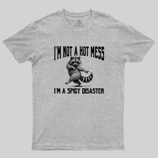 I'm Not A Hot Mess I'm A Spicy Disaster Geek T-Shirt