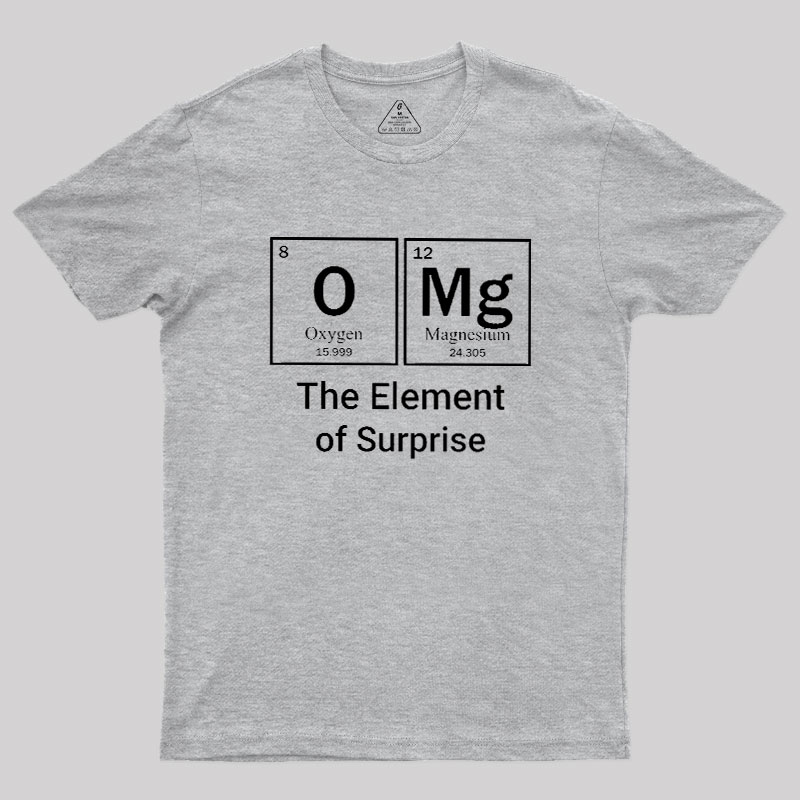 OMG The Element Of Surprise Geek T-Shirt