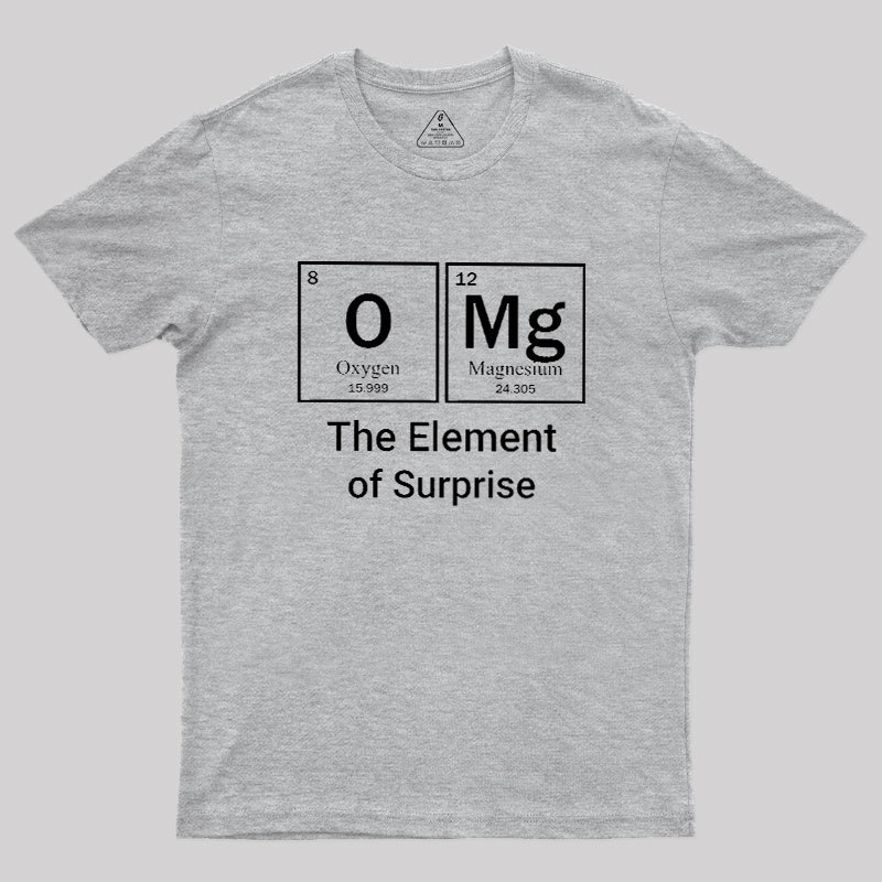 OMG The Element Of Surprise Geek T-Shirt