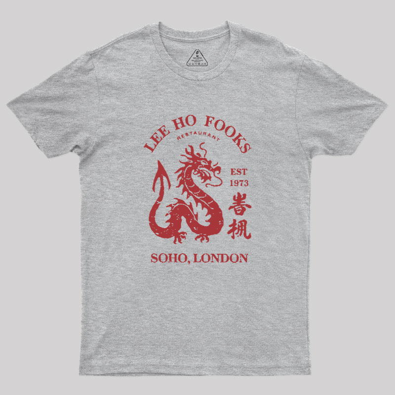 Lee Ho Fooks Red Print Geek T-Shirt