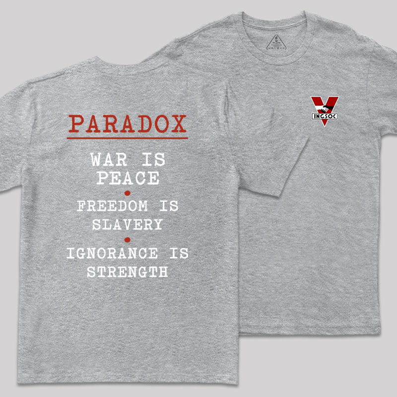 INGSOC Front and Back Printed Geek T-Shirt