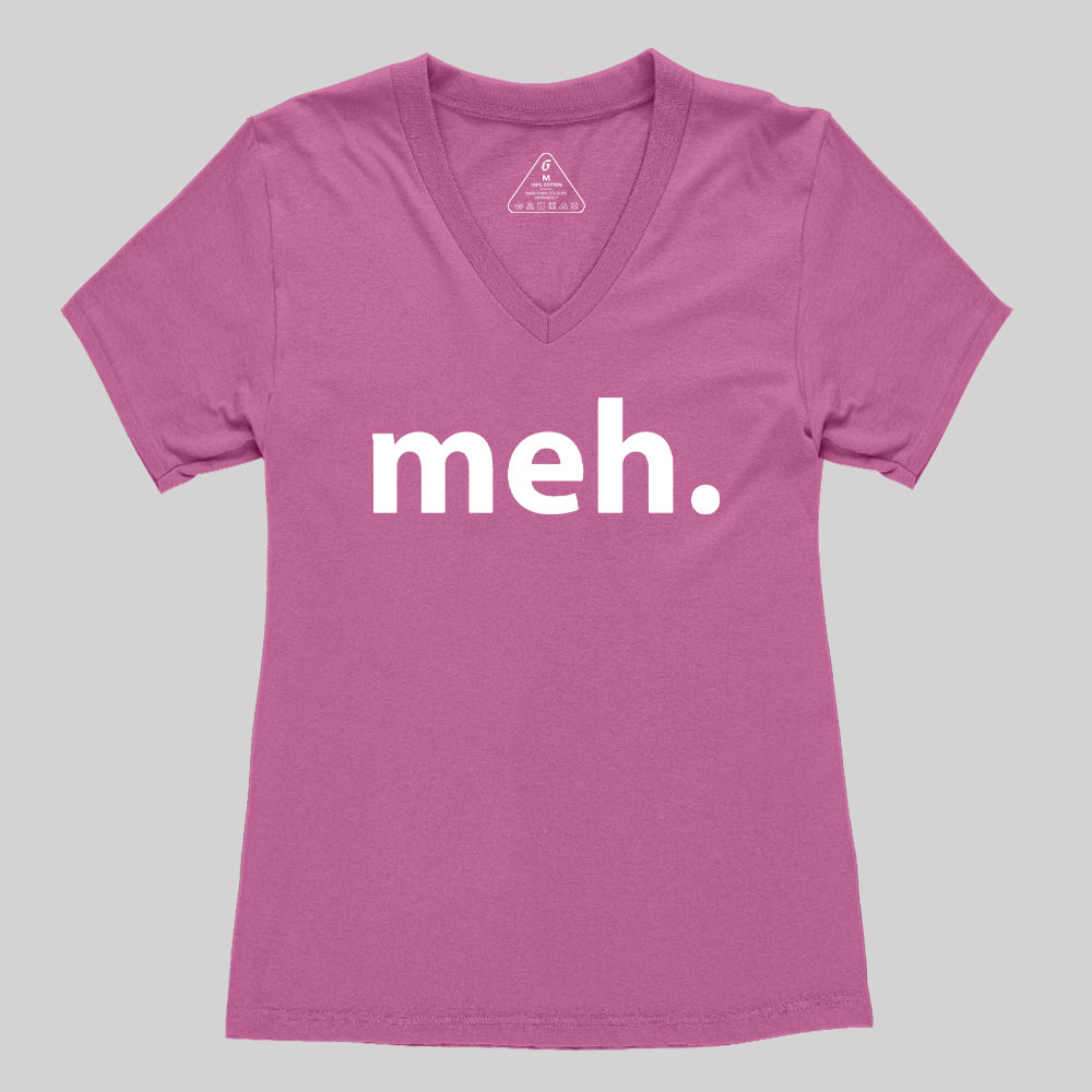 Meh  Women's V-Neck T-shirt
