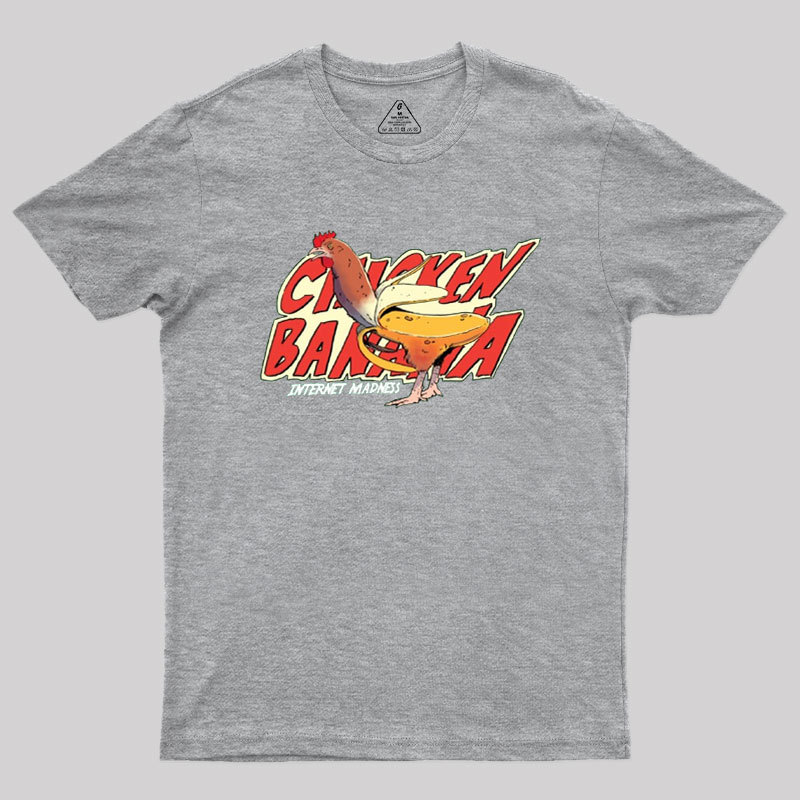 Chicken Meme Banana Internet Funny Meme Geek T-Shirt