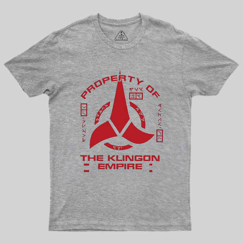 Discovery Property Of Klingon Empire Geek T-Shirt