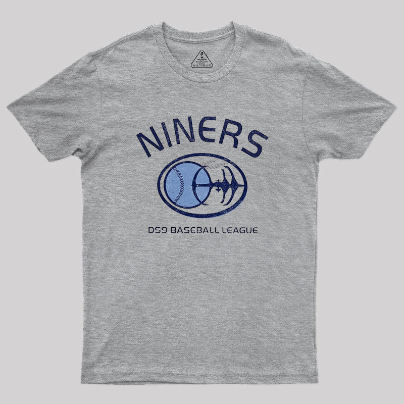 Deep Space Nine Niners DS9 Baseball League Geek T-Shirt