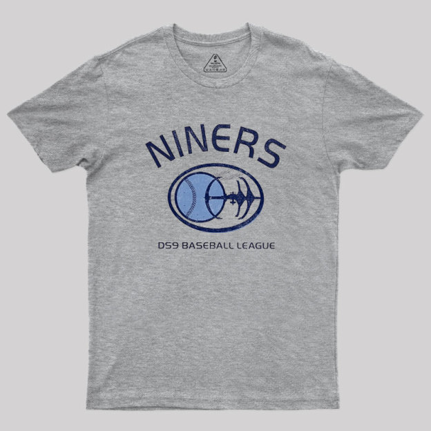Deep Space Nine Niners DS9 Baseball League Geek T-Shirt
