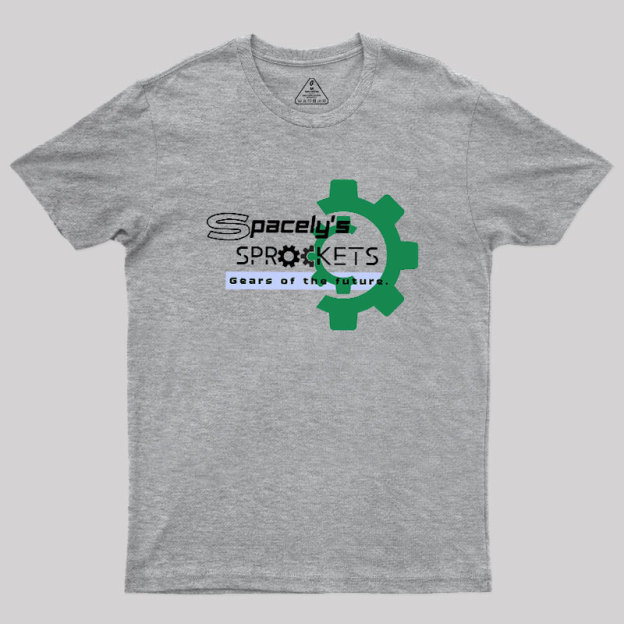 Spacely's Sprockets Futuristic-Retro Geek T-Shirt
