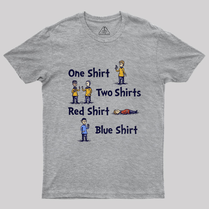 Red Shirt Blue Shirt Geek T-Shirt