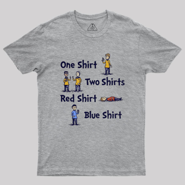 Red Shirt Blue Shirt Geek T-Shirt