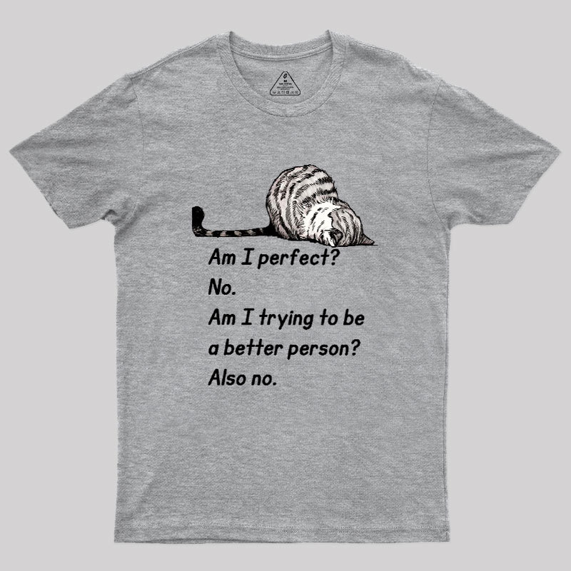 Am I Perfect No Geek T-Shirt