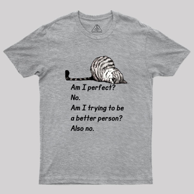 Am I Perfect No Geek T-Shirt